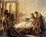 Aeneas Paintings - Dido and Aeneas by Pierre-Narcisse Guerin